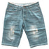 Ripped Denim Shorts