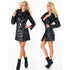 Faux Leather Coat