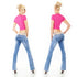 Red Seventy Blue Bootcut Jeans Low Rise - WT353