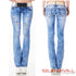 Red Seventy - Light Blue Ripped Bootcut Jeans