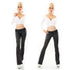 Red Seventy Black Bootcut Denim Pants - W3008