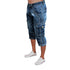 Cargo Blue Washed Denim Walk Shorts