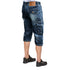 Cargo Blue Washed Denim Walk Shorts