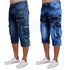 Cargo Blue Washed Denim Walk Shorts