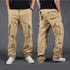 mens khaki cargo pants relaxed fit