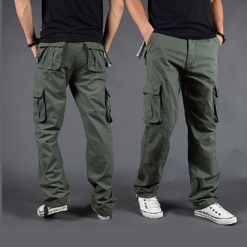 mens army green cargo pants relaxed fit
