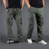 mens army green cargo pants relaxed fit