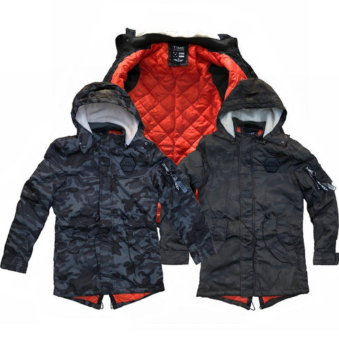 Padded Winter Camouflage Jacket